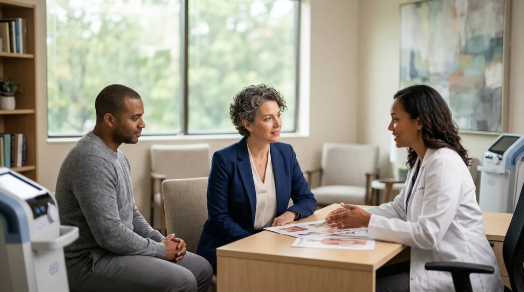 An objective, physician-led comparison of downtime, results